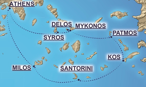 Aegean Cruise. Yoga retreat plus