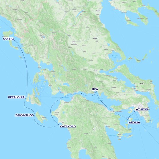Bike and Sail Cruise 2025. Athens - Corfu