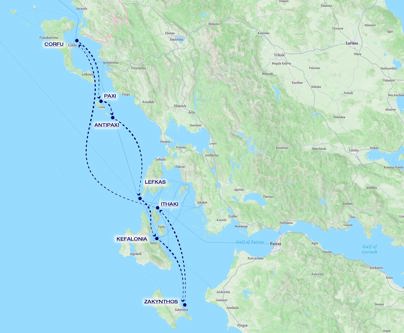 Ionian Cruise 2025. The Odyssey